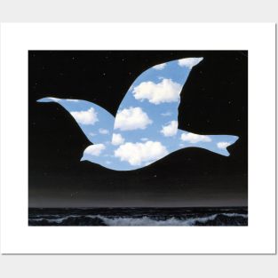 Rene Magritte Bird on Cloud Posters and Art